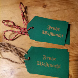 Geschenkanhänger für Weihnachten